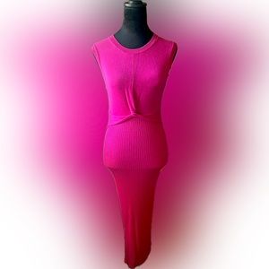 Jennifer Lopez Fuchsia Sweater Dress Size M